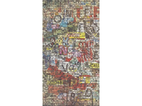 Πάνελ τοίχου Brique graffiti multico fond noir SRE 68194990 Πάνελ τοίχου Brique graffiti multico fond noir SRE 68194990